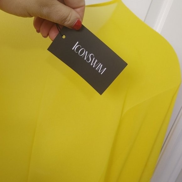 Festival vibes yellow cover up 3x-4x - Picture 4 of 6